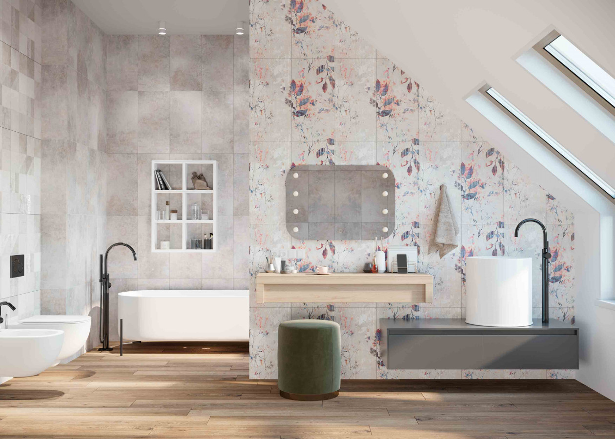 Плитка 60x30 8.5мм NB_P0051 Antient Decor матовая Creto Плитка 60x30 8.5мм NB_P0051 Antient Decor матовая Creto