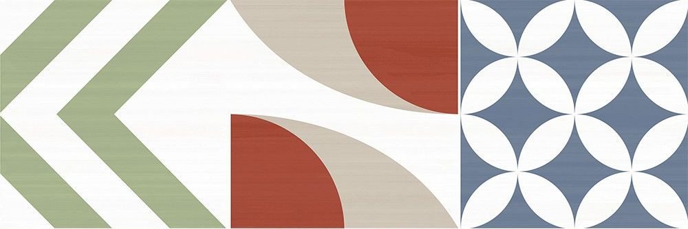 Керамическая плитка 60x20 Rev. Dec. Flou p colors - упр Aurelia Ceramiche Керамическая плитка 60x20 Rev. Dec. Flou p colors - упр Aurelia Ceramiche