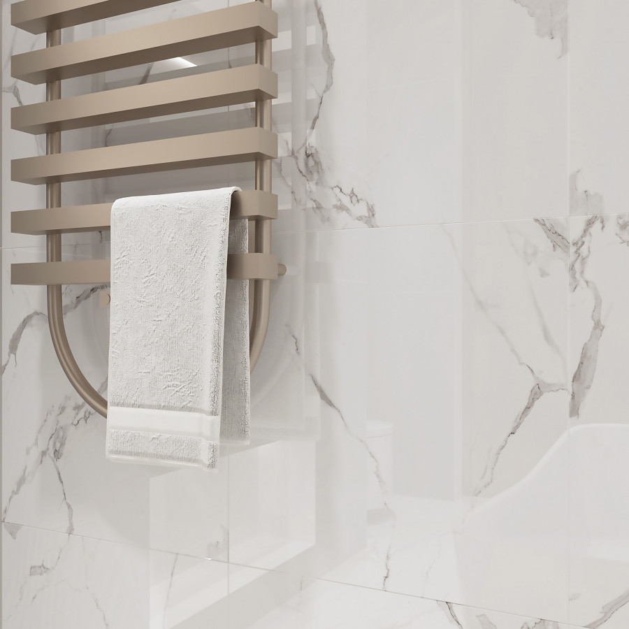 Керамогранит 60x60 8мм полированная FP1012-A Statuario Mires белый мрамор Arcadia Ceramica Керамогранит 60x60 8мм полированная FP1012-A Statuario Mires белый мрамор Arcadia Ceramica