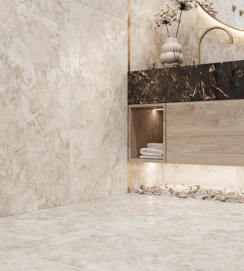Керамогранит 120x60 8мм карвинг CG4001-A Seastone Beige бежевый камень Arcadia Ceramica Керамогранит 120x60 8мм карвинг CG4001-A Seastone Beige бежевый камень Arcadia Ceramica