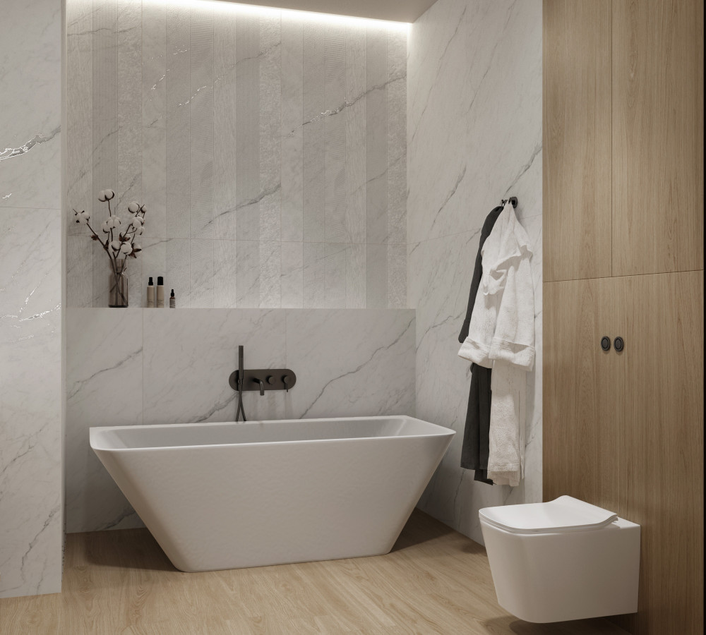 Керамогранит 160x80 9мм матовая с глянцевым эффектом CZ-GL07-D Montesa White Decor белый мрамор Arcadia Ceramica Керамогранит 160x80 9мм матовая с глянцевым эффектом CZ-GL07-D Montesa White Decor белый мрамор Arcadia Ceramica