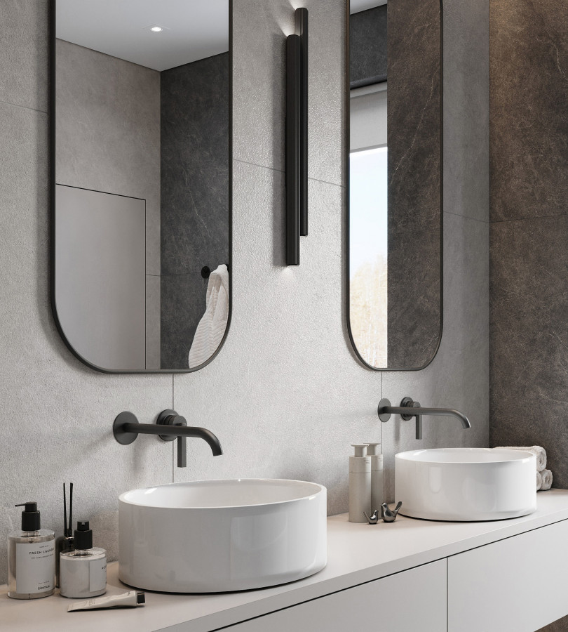 Керамогранит 160x80 9мм матовая с микрогранулами CZ-SL01-B Listello Bianco серый камень Arcadia Ceramica Керамогранит 160x80 9мм матовая с микрогранулами CZ-SL01-B Listello Bianco серый камень Arcadia Ceramica