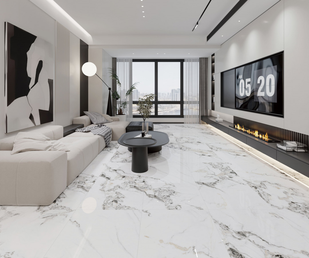 Керамогранит Basconi Home 120x60 Bianco Gold BHW-0035-1(10) мрамор полированная белый 10мм Керамогранит Basconi Home 120x60 Bianco Gold BHW-0035-1(10) мрамор полированная белый 10мм