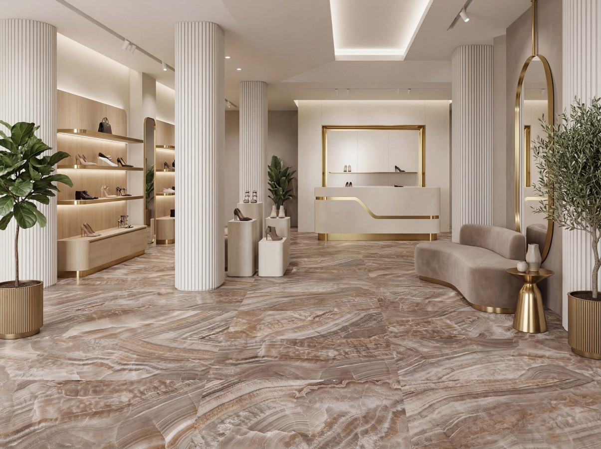 Керамогранит Basconi Home 120x60 Onyx Brown BHC-6002 мрамор полуматовая коричневый 10мм Керамогранит Basconi Home 120x60 Onyx Brown BHC-6002 мрамор полуматовая коричневый 10мм