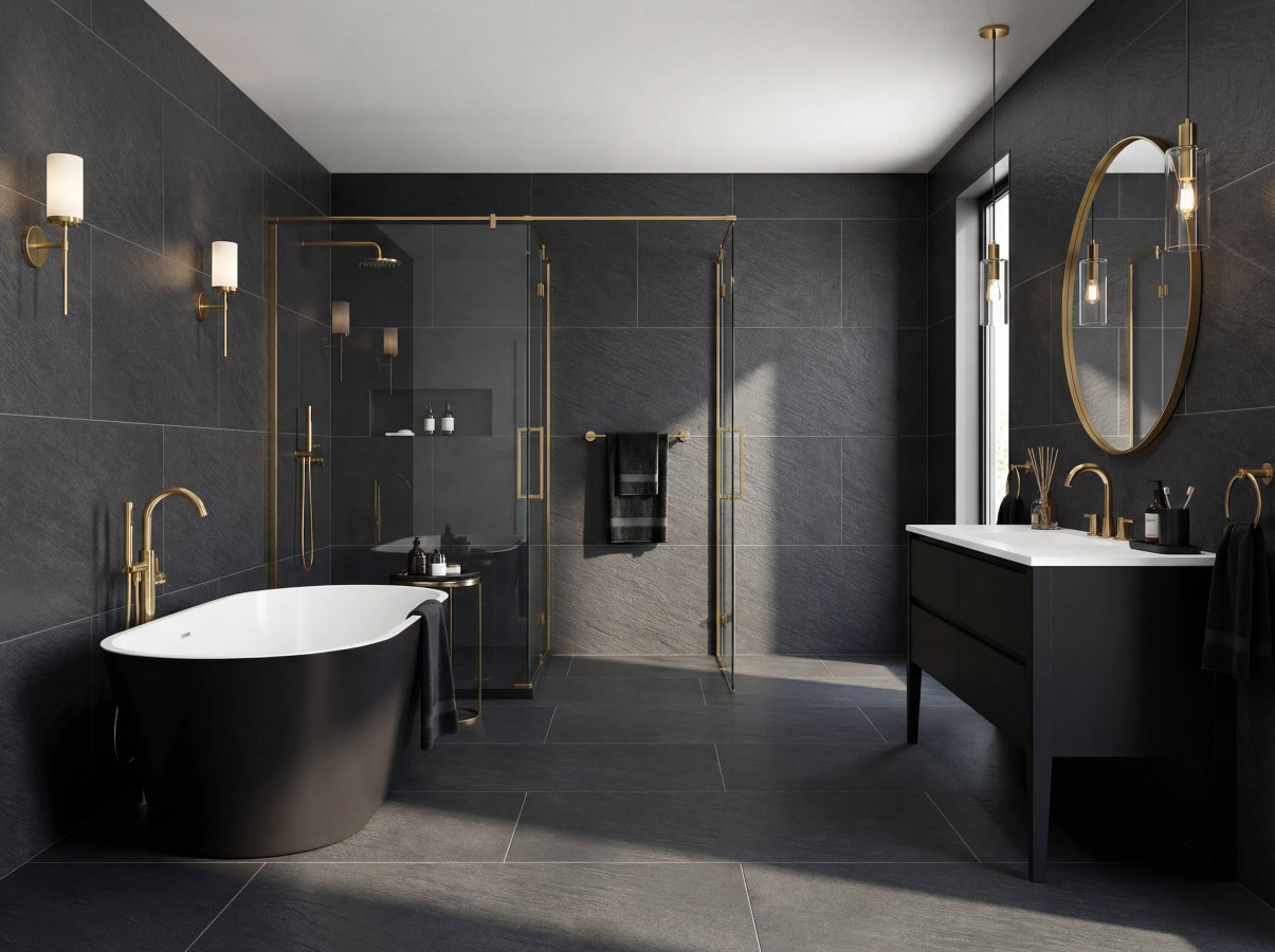 Керамогранит Basconi Home 120x60 Lavagna Nero BHH-7004 мрамор матовый, структурный серый 9.6мм Керамогранит Basconi Home 120x60 Lavagna Nero BHH-7004 мрамор матовый, структурный серый 9.6мм