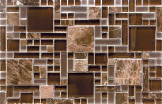 Мозаика 30x30 8мм Elite Brown Стекло Камень Керамика Irida Мозаика 30x30 8мм Elite Brown Стекло Камень Керамика Irida