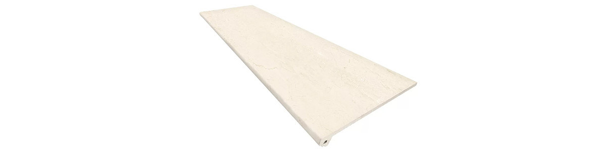 Ступень фронтальная 120x33 Marbles C 1 Fior Crema Marfil матовая Exagres Ступень фронтальная 120x33 Marbles C 1 Fior Crema Marfil матовая Exagres