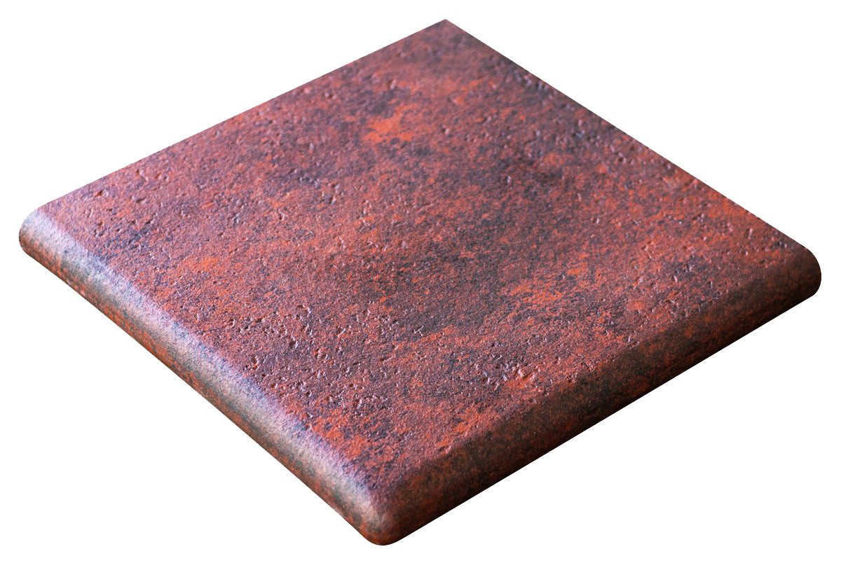 Ступень угловая 33x33 Jasper Esquina Rojo матовая Gres de Aragon Ступень угловая 33x33 Jasper Esquina Rojo матовая Gres de Aragon