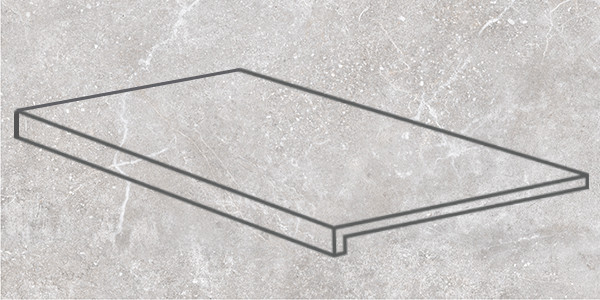 Ступень фронтальная 60x32 Petra Anti Slip Recto Gris противоскользящая Gres de Aragon Ступень фронтальная 60x32 Petra Anti Slip Recto Gris противоскользящая Gres de Aragon
