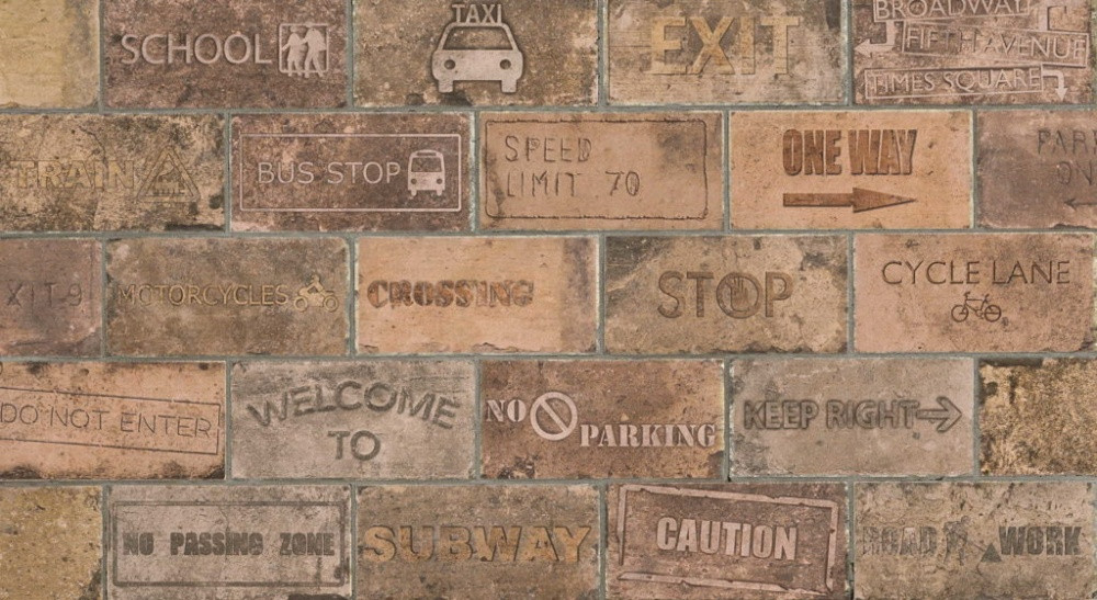 Керамогранит Cir 20x10 Road Signs Mix Chelsea матовая Керамогранит Cir 20x10 Road Signs Mix Chelsea матовая