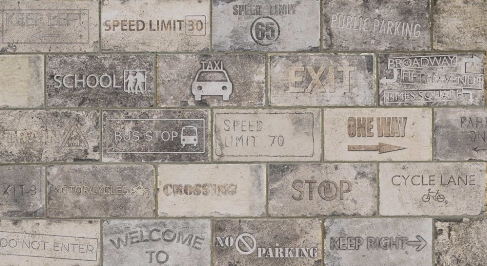 Керамогранит Cir 20x10 Road Signs Mix Soho матовая Керамогранит Cir 20x10 Road Signs Mix Soho матовая
