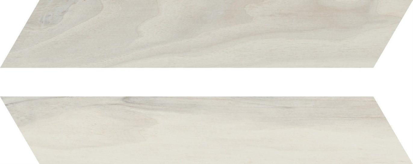 Керамогранит Rondine 41x8 Wdie White Chevron матовая Керамогранит Rondine 41x8 Wdie White Chevron матовая