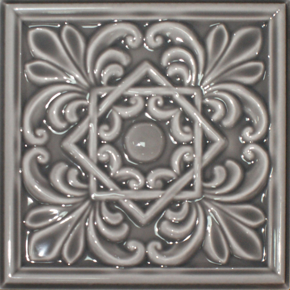 Плитка Cevica 15x15 Classic 1 Basalt глянцевая Плитка Cevica 15x15 Classic 1 Basalt глянцевая