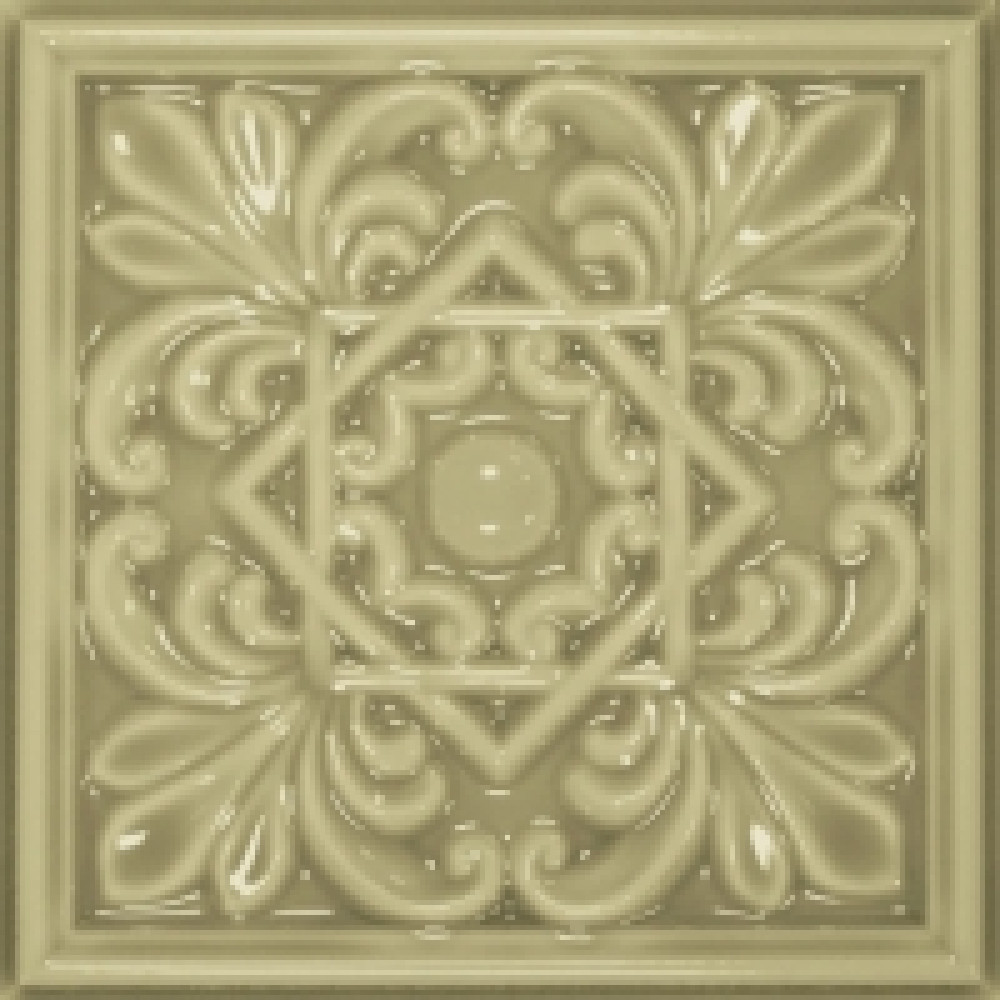 Плитка Cevica 15x15 Classic 1 Khaki глянцевая Плитка Cevica 15x15 Classic 1 Khaki глянцевая