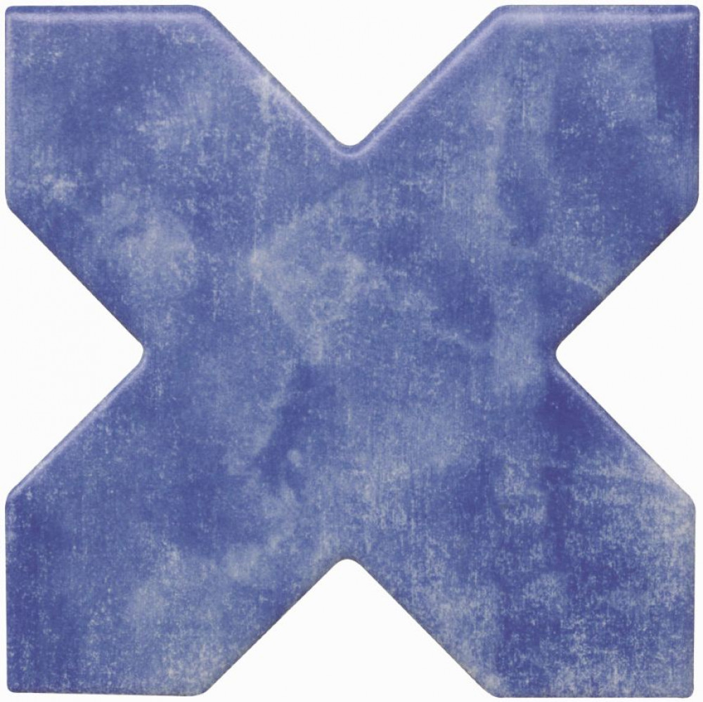 Керамогранит Cevica 13x13 Becolors Cross Electric Blue матовая Керамогранит Cevica 13x13 Becolors Cross Electric Blue матовая