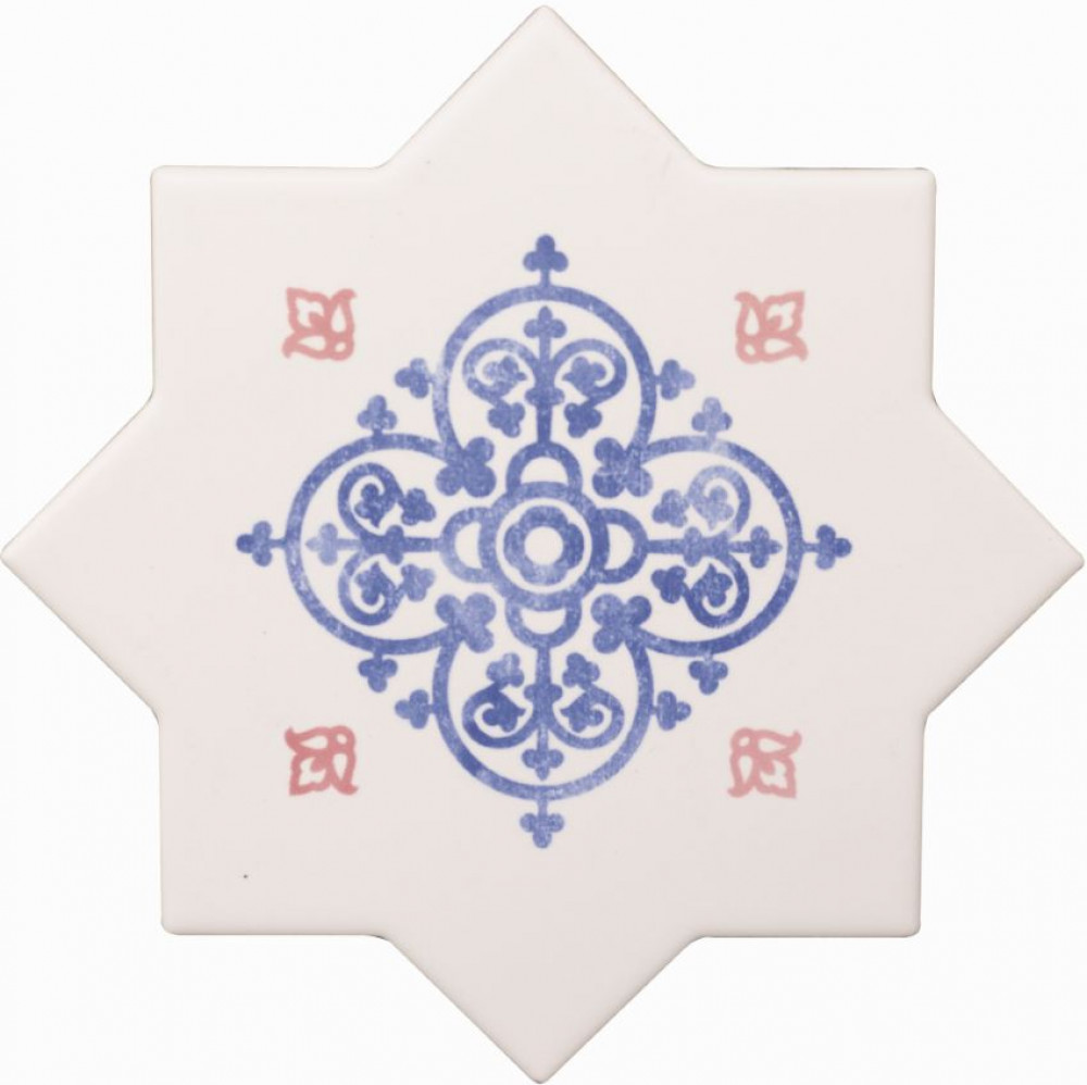 Керамогранит Cevica 13x13 Becolors Star Dec. Arabesque матовая Керамогранит Cevica 13x13 Becolors Star Dec. Arabesque матовая